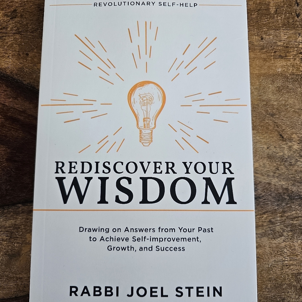 Rediscover Your Wisdom by Rabbi Joel Stein Revolutionary Self-Help Book Pb New